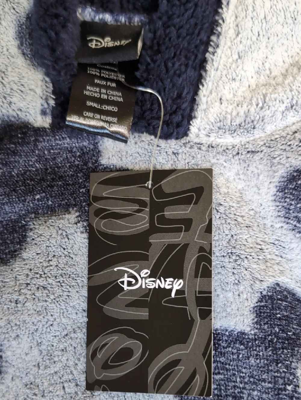 Disney Navy and Light Blue Mickey Fleece Sleepwear - Picture 2 of 4